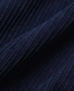 Fashion 1920s French Indigo Corduroy Suit Jacket Jackets&coats