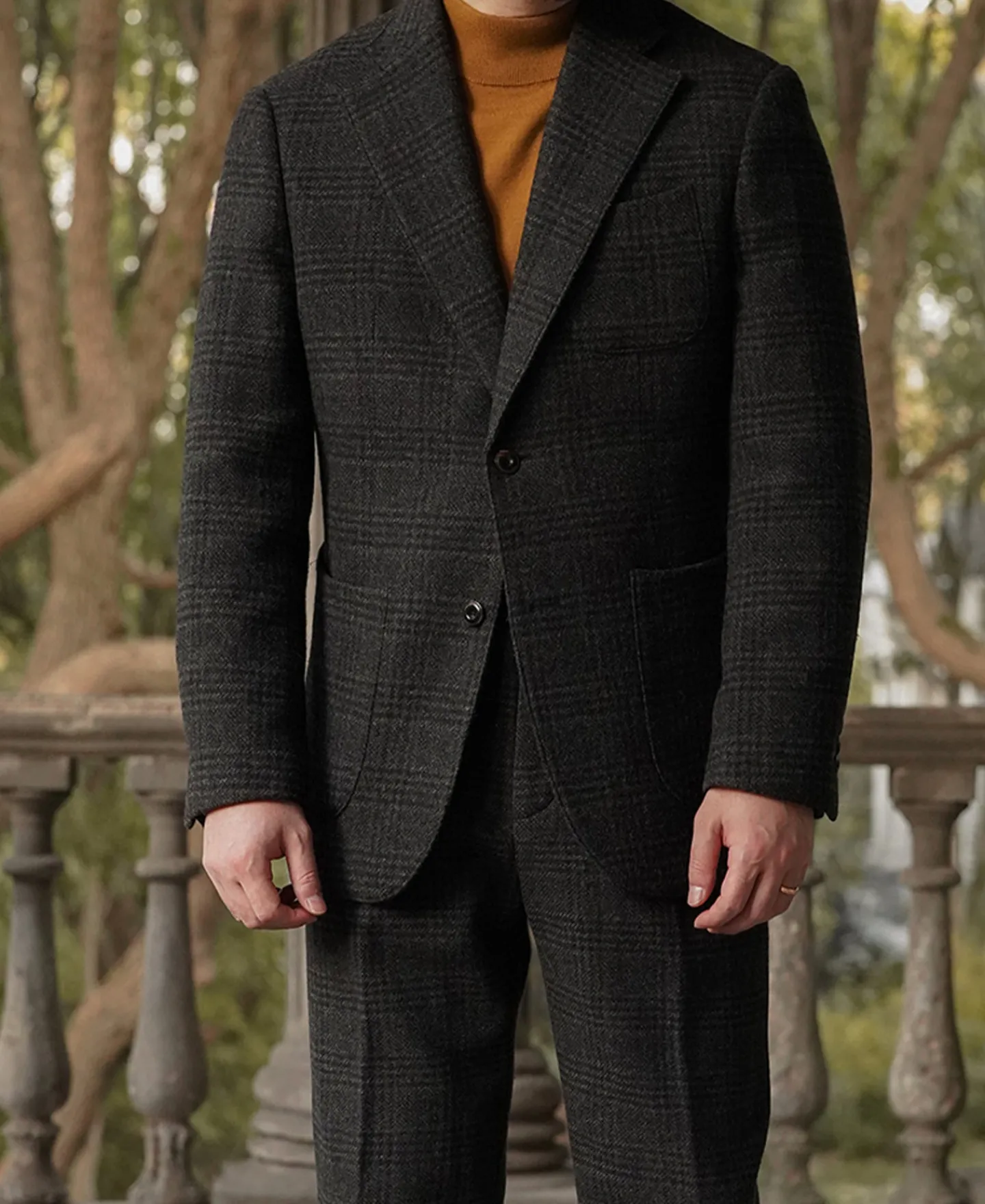 Discount 1930s Glen Plaid Tweed Suit Jacket Jackets&coats