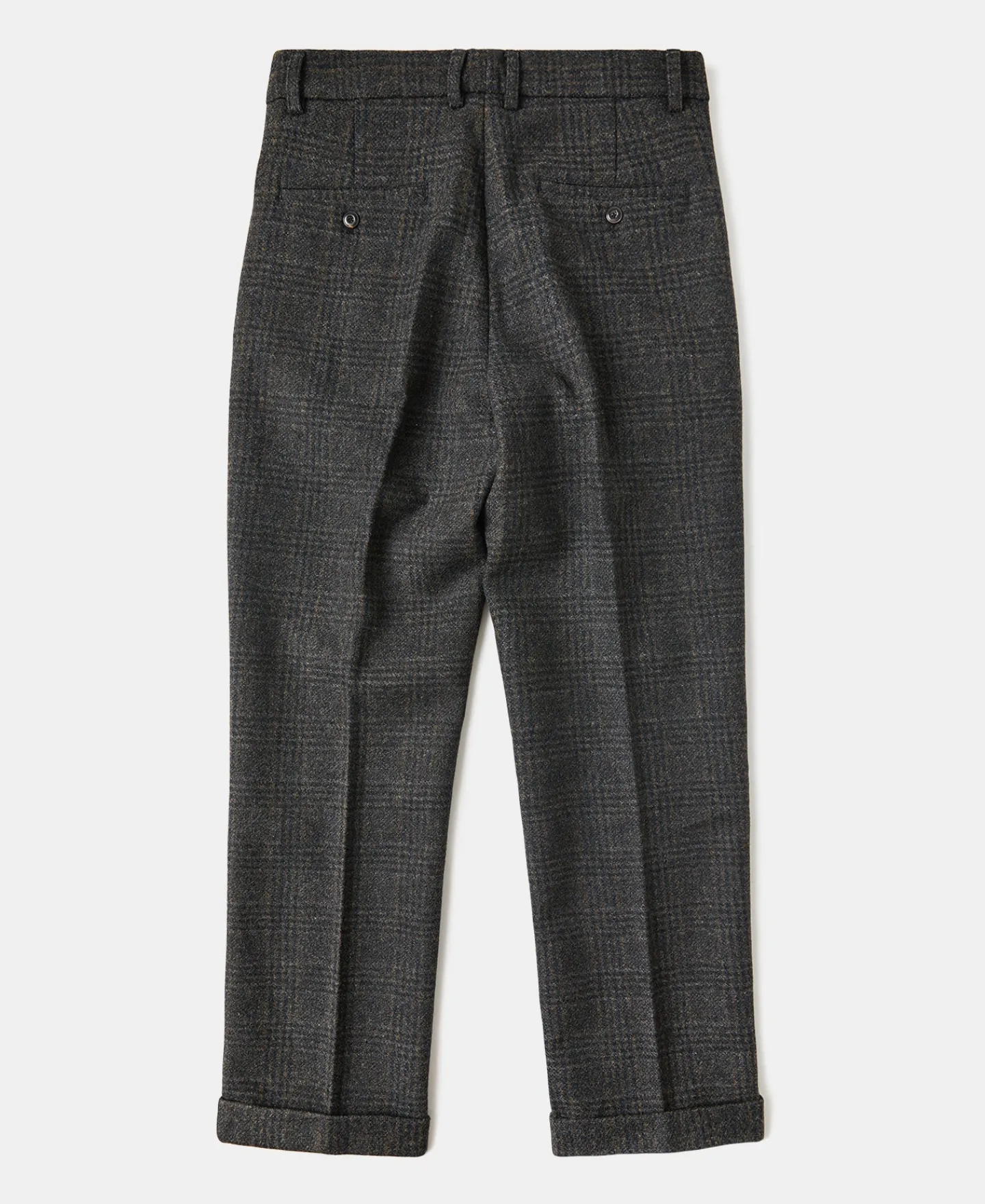 Fashion 1930s Glen Plaid Tweed Suit Trousers Pants&trousers