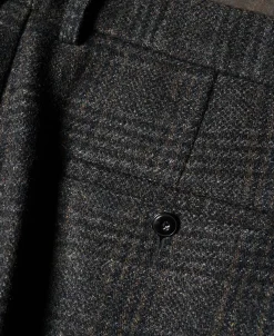 Fashion 1930s Glen Plaid Tweed Suit Trousers Pants&trousers