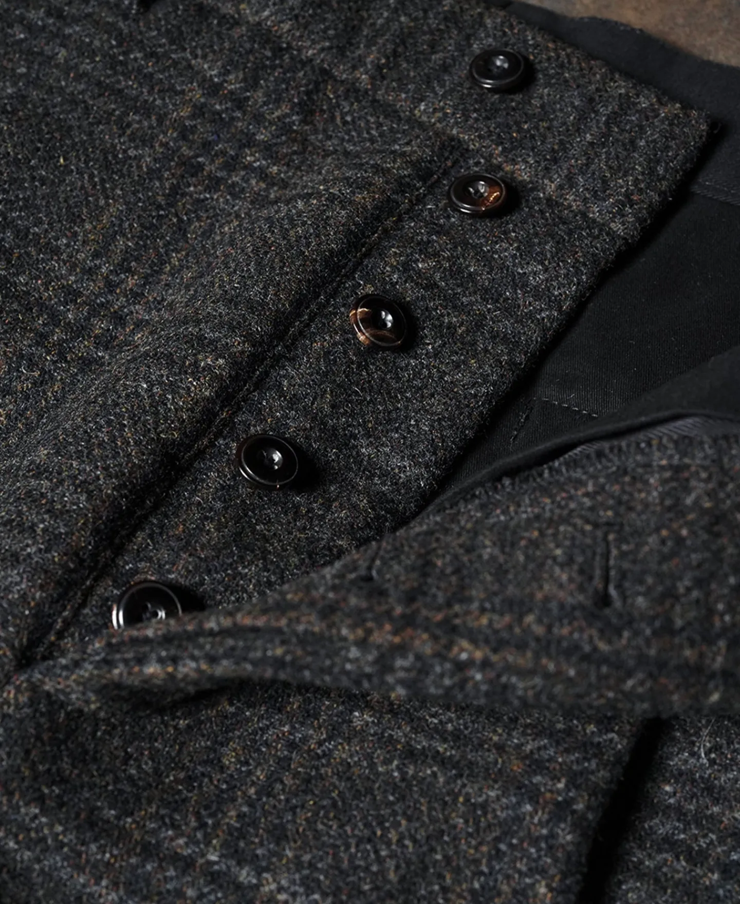Fashion 1930s Glen Plaid Tweed Suit Trousers Pants&trousers
