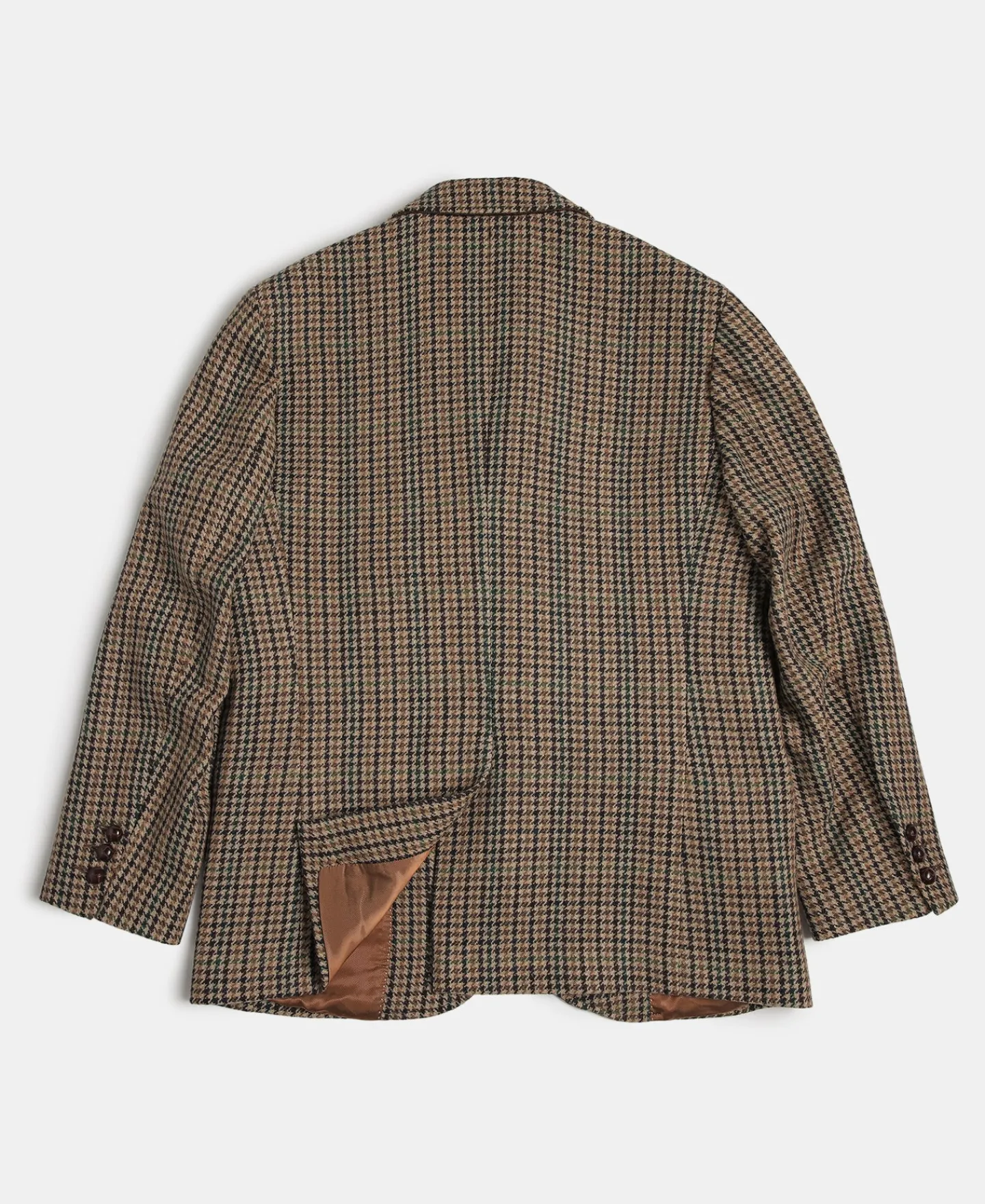 Fashion 1950s Houndstooth Tweed Blazer Jackets&coats