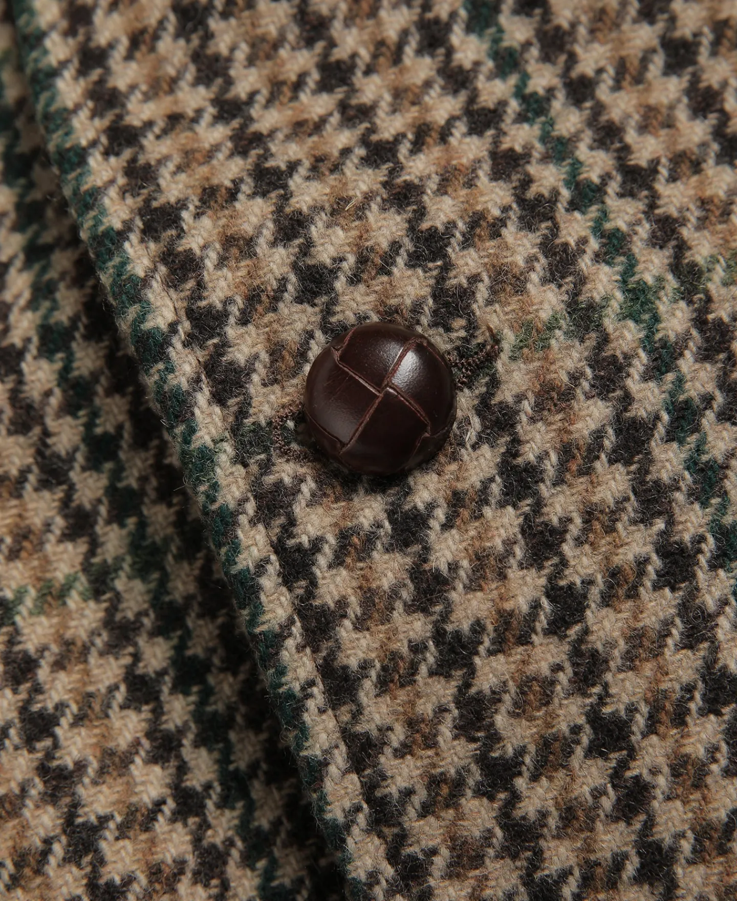 Fashion 1950s Houndstooth Tweed Blazer Jackets&coats