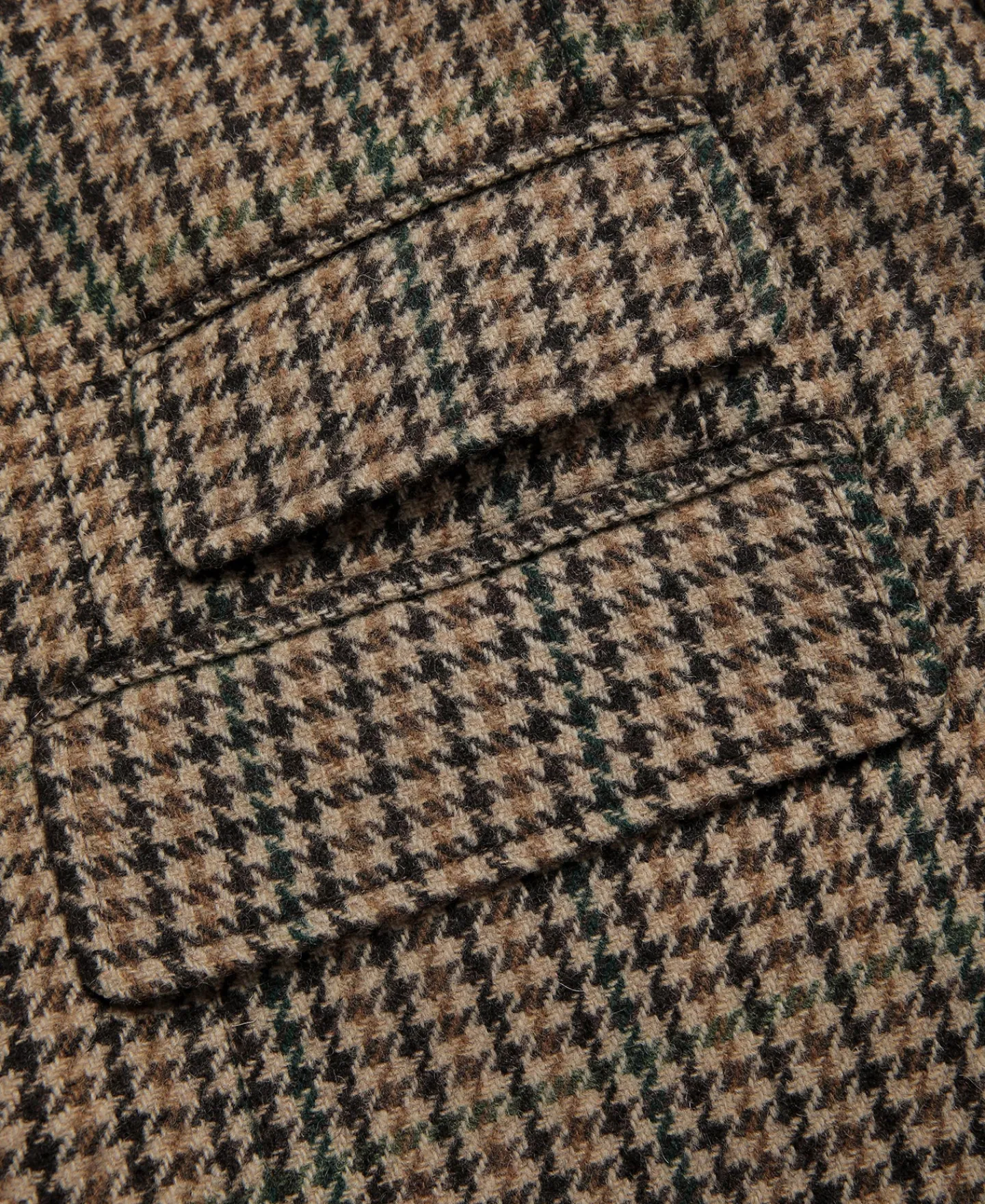 Fashion 1950s Houndstooth Tweed Blazer Jackets&coats