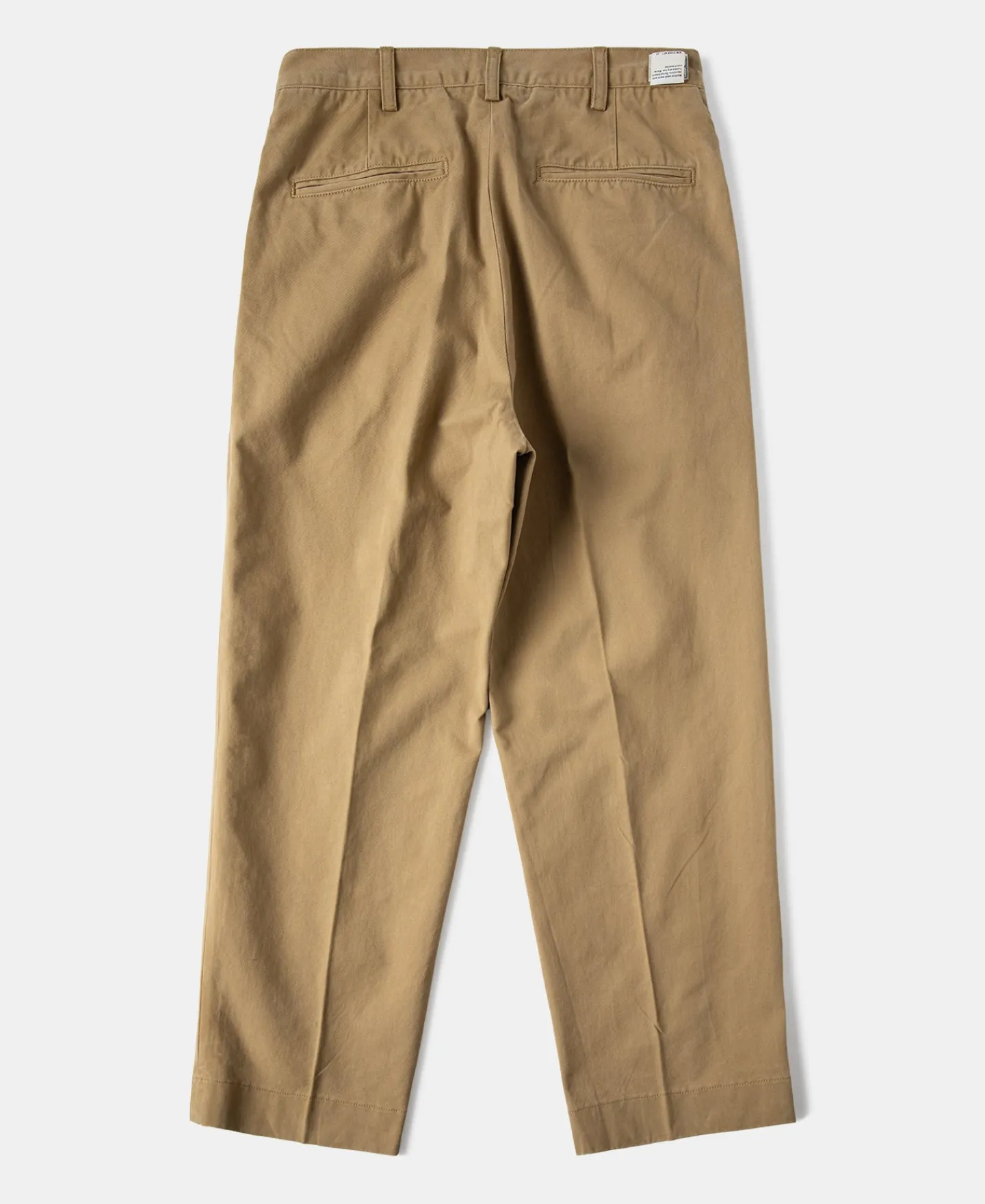 New 1930s IVY Style Double Pleated Chino Trousers - Yellow Pants&trousers