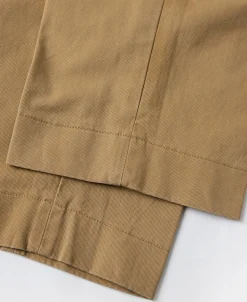 New 1930s IVY Style Double Pleated Chino Trousers - Yellow Pants&trousers