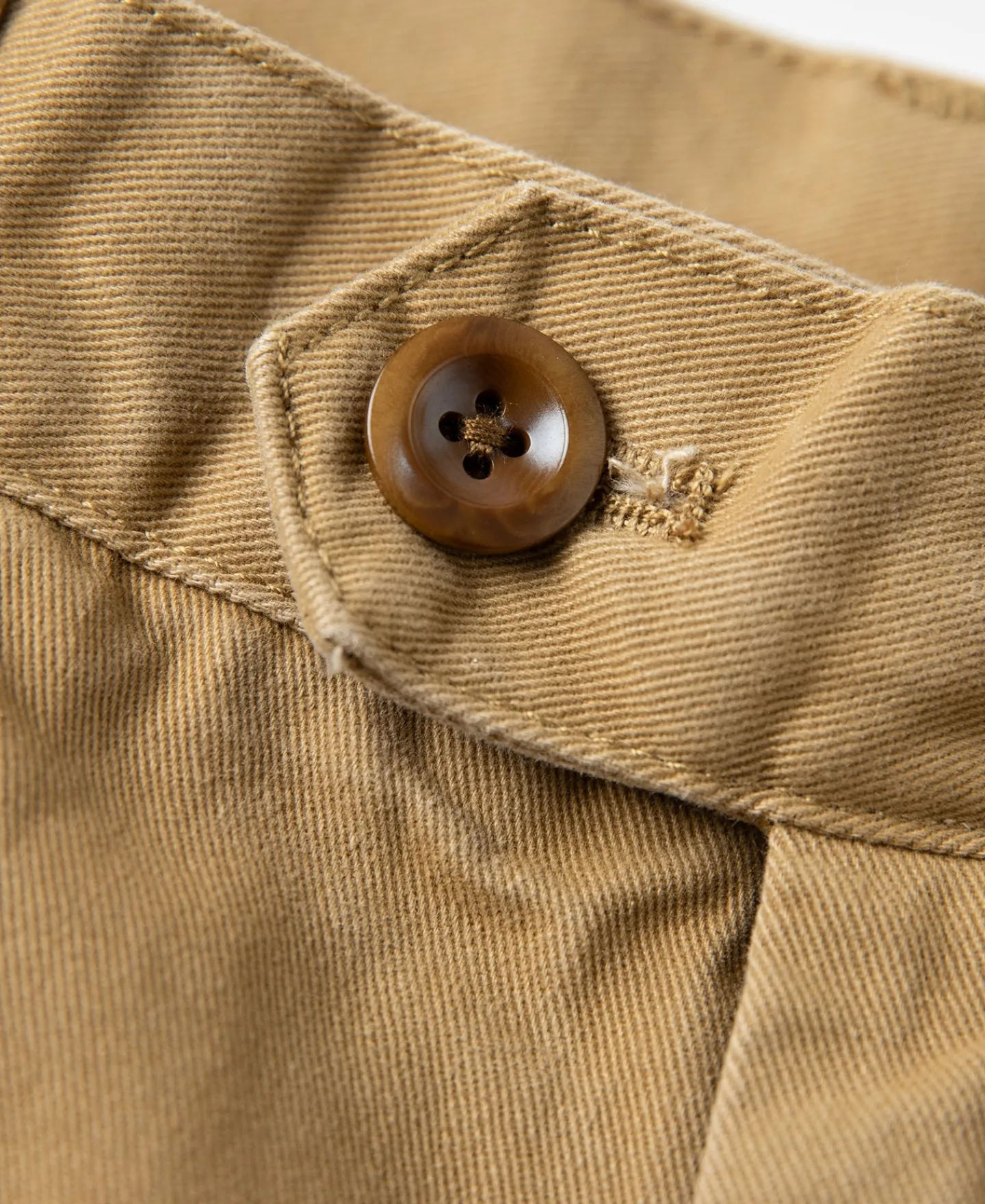 New 1930s IVY Style Double Pleated Chino Trousers - Yellow Pants&trousers