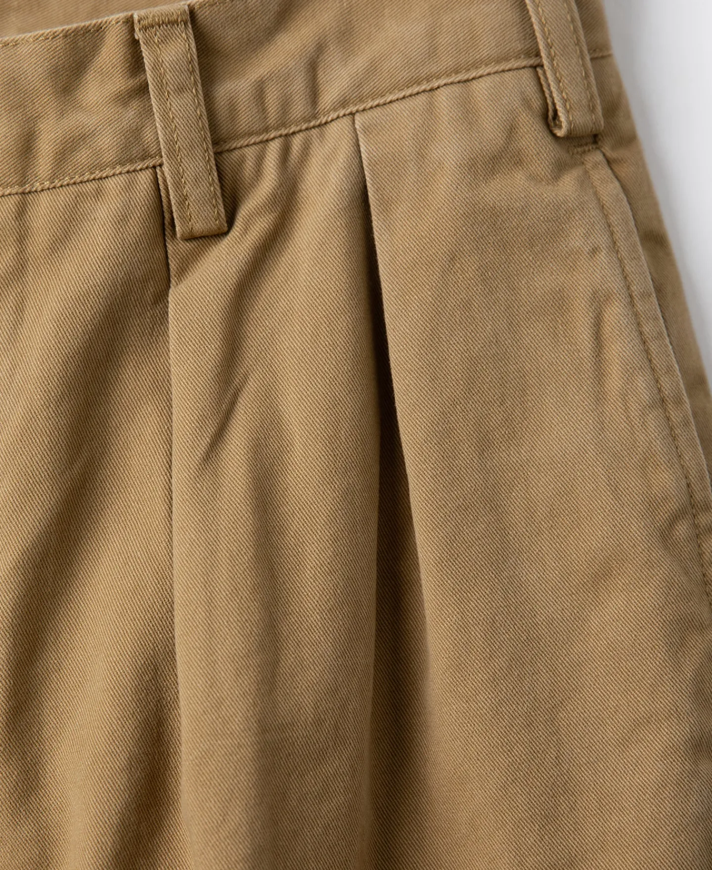 New 1930s IVY Style Double Pleated Chino Trousers - Yellow Pants&trousers