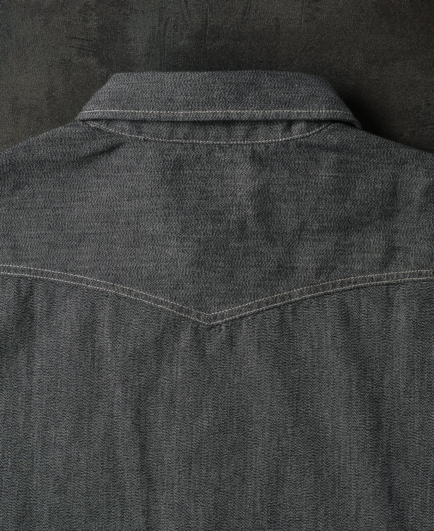 Best 1930s Jaspé Workshirt - Dark Gray Long Sleeve Shirts | Shirts
