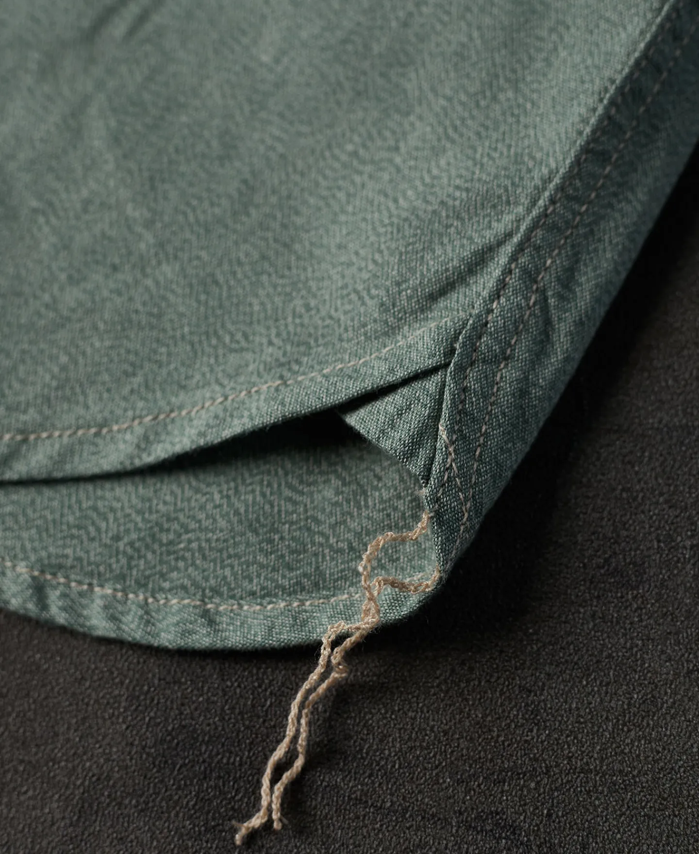 Best 1930s Jaspé Workshirt - Sage Long Sleeve Shirts | Shirts
