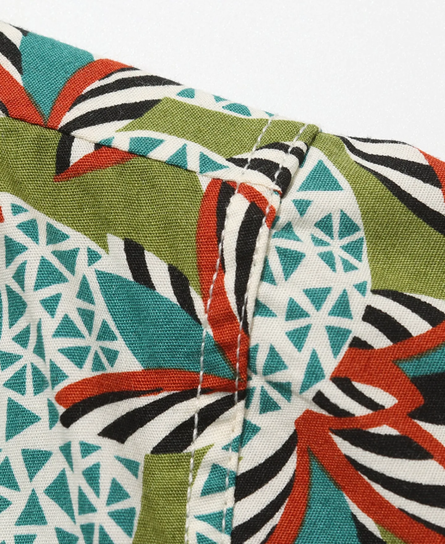 Sale 1940s Pop Art Aloha Shirt - Grass/Teal Short Sleeve Shirts | Shirts