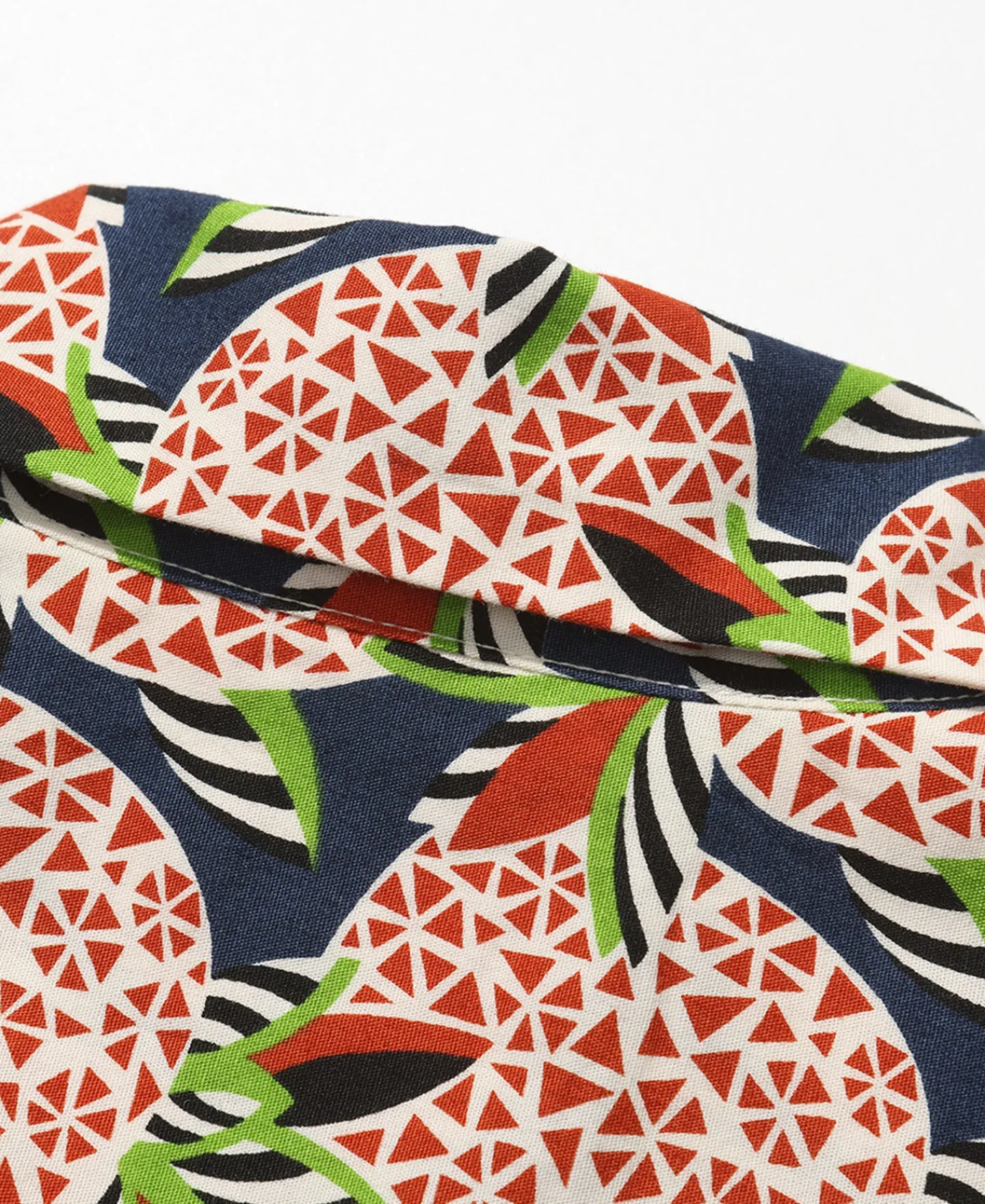 New 1940s Pop Art Aloha Shirt - Navy/Red Short Sleeve Shirts | Shirts