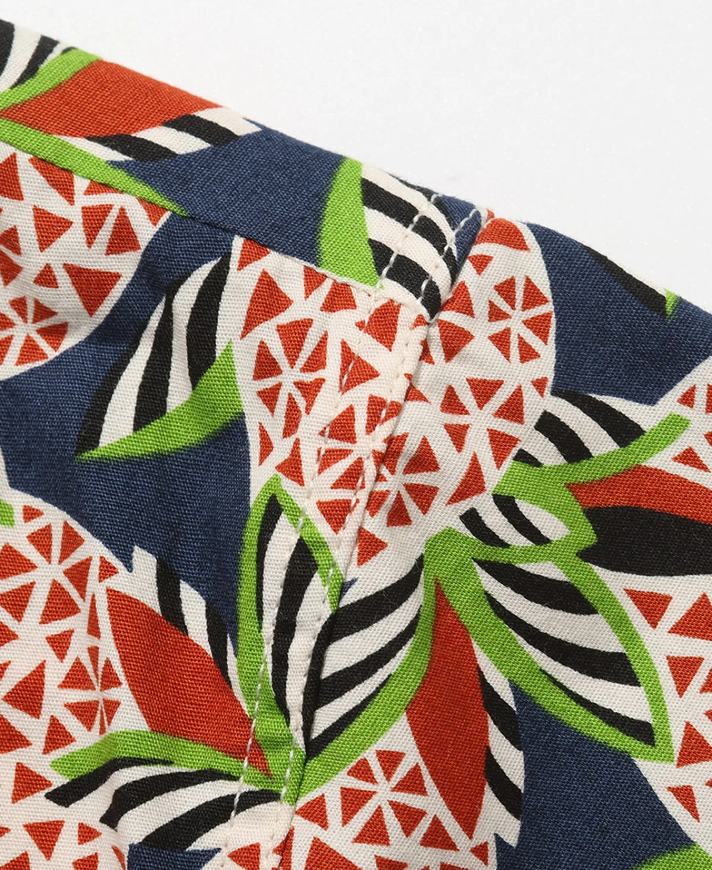 New 1940s Pop Art Aloha Shirt - Navy/Red Short Sleeve Shirts | Shirts