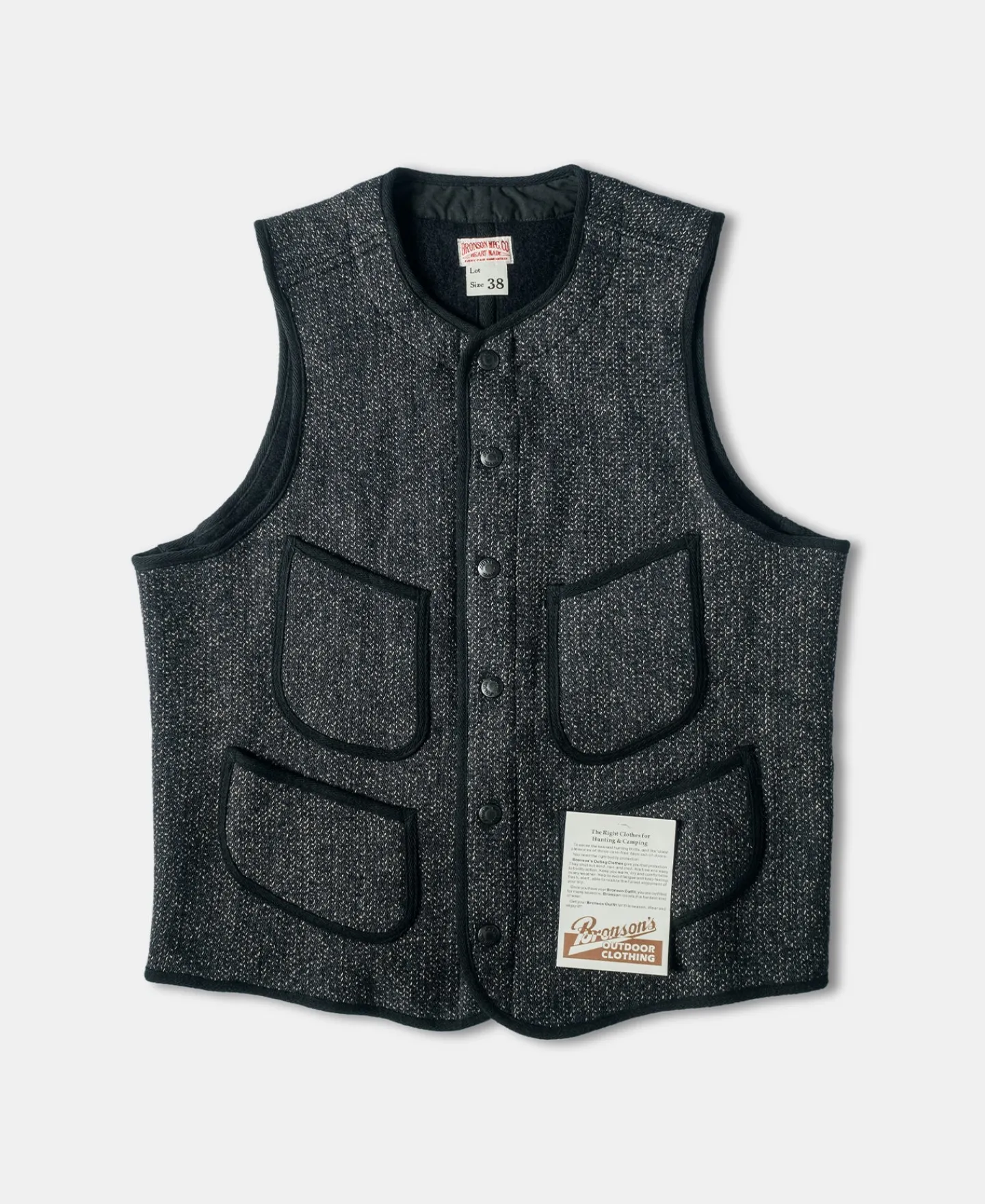 Fashion 1930s Salt & Pepper Beach Cloth Wool Vest Waistcoats