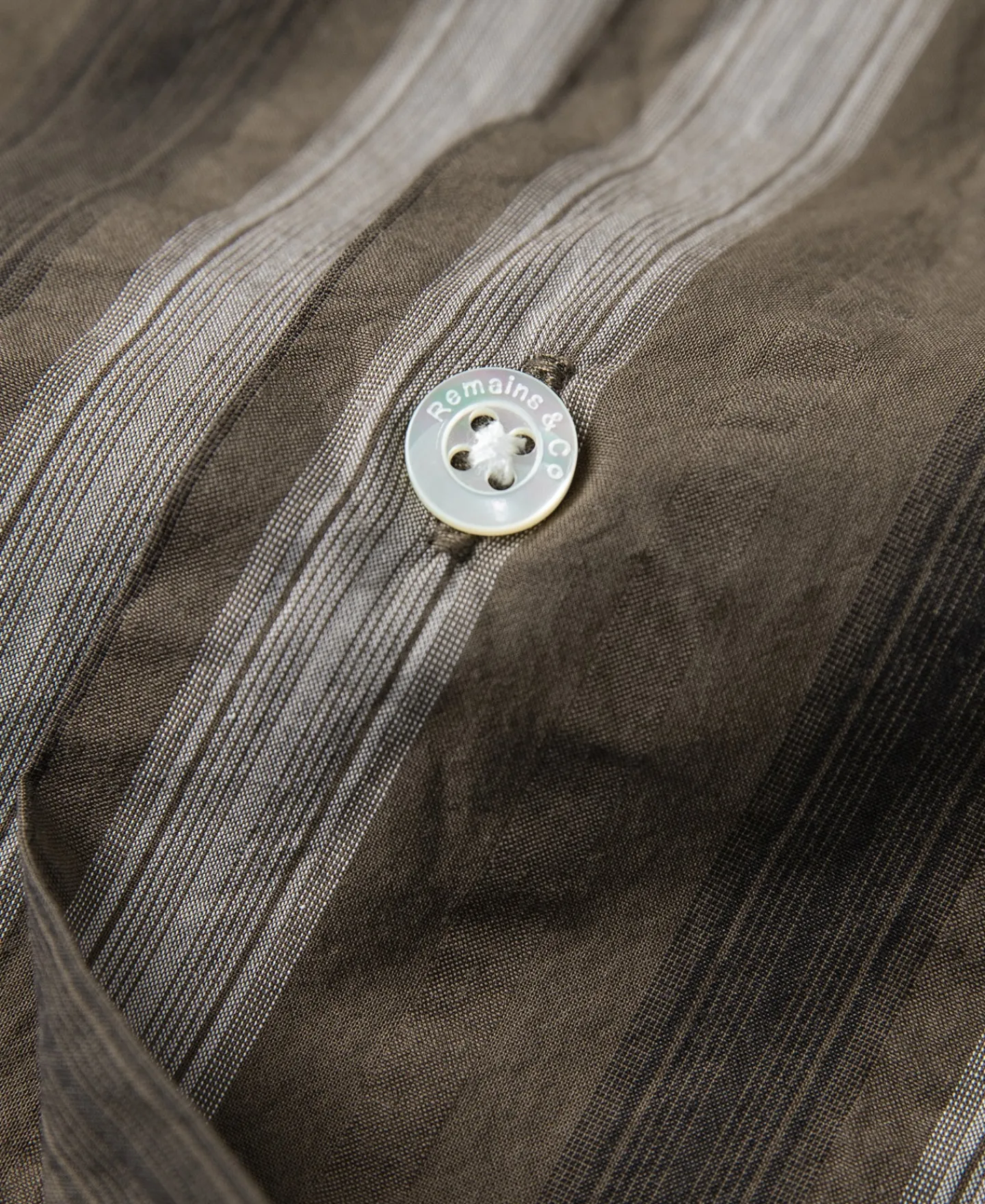 Online 1940s Seersucker Stripe Shirt - Brown Short Sleeve Shirts | Shirts