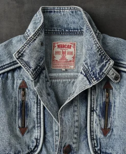 Outlet 1980s Snow Wash Denim Jacket Jackets&coats | Denim Jackets
