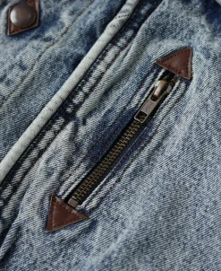 Outlet 1980s Snow Wash Denim Jacket Jackets&coats | Denim Jackets