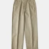Outlet 1970s Straight-Leg Work Pants - Khaki Pants&trousers