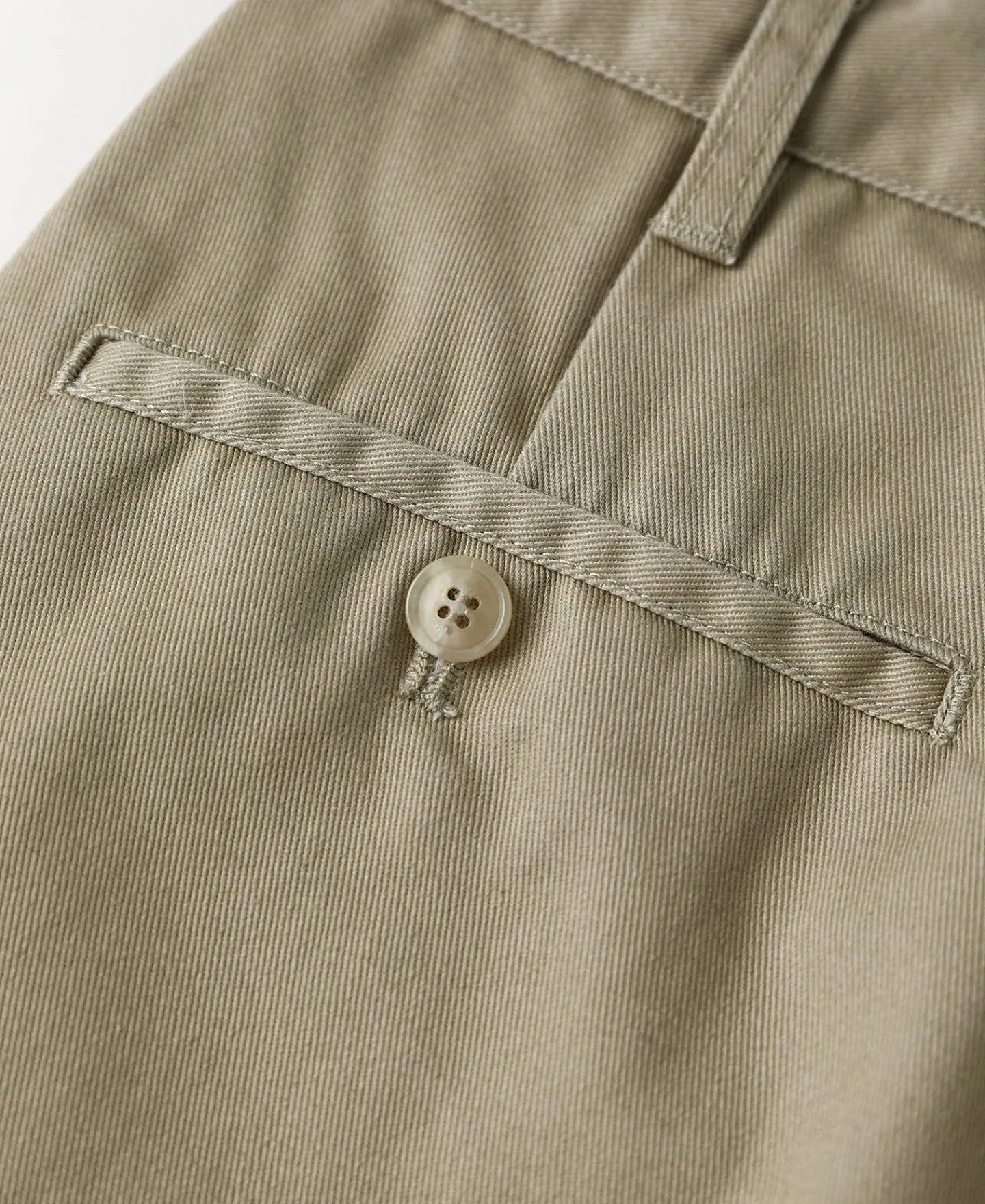 Outlet 1970s Straight-Leg Work Pants - Khaki Pants&trousers