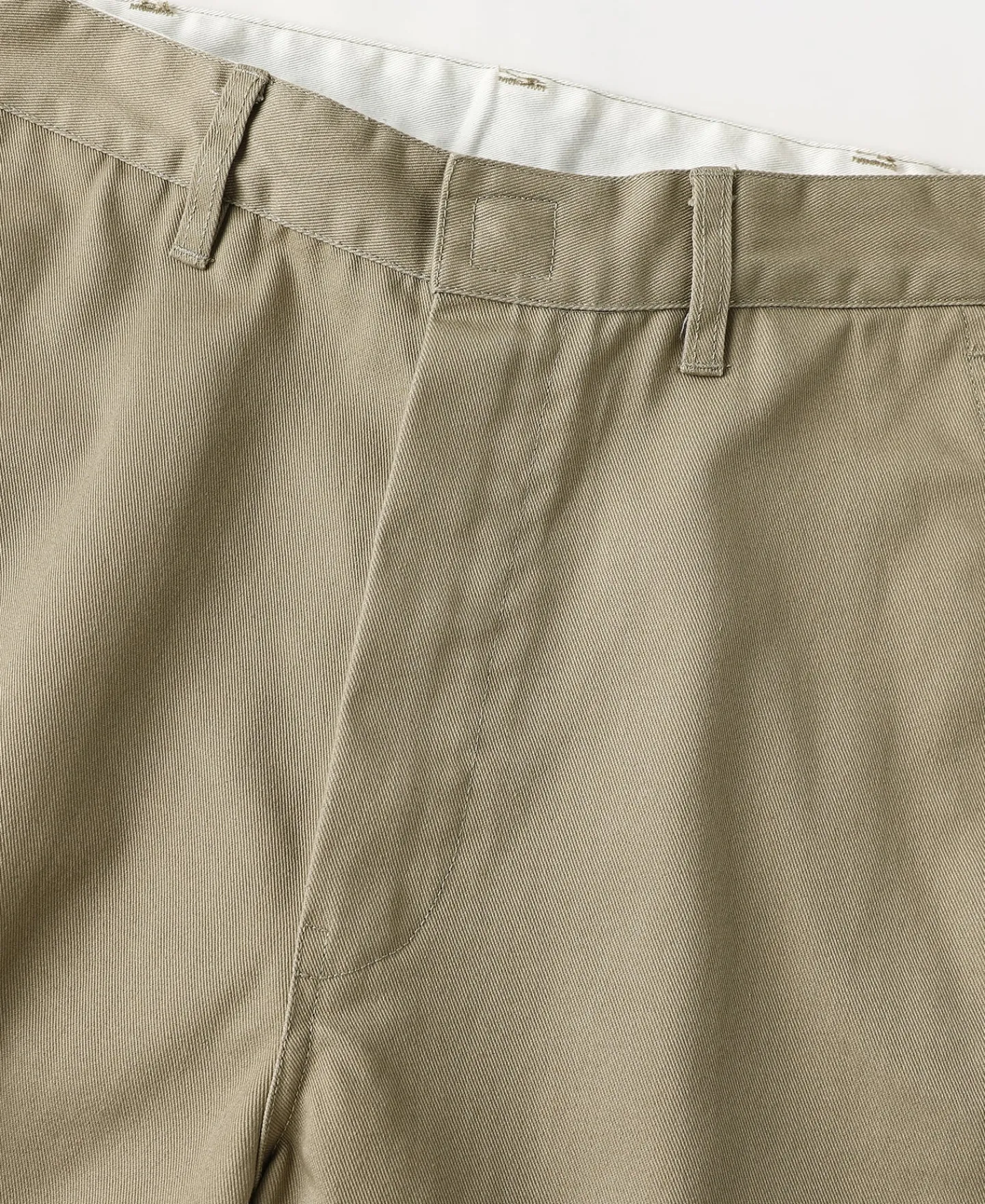 Outlet 1970s Straight-Leg Work Pants - Khaki Pants&trousers