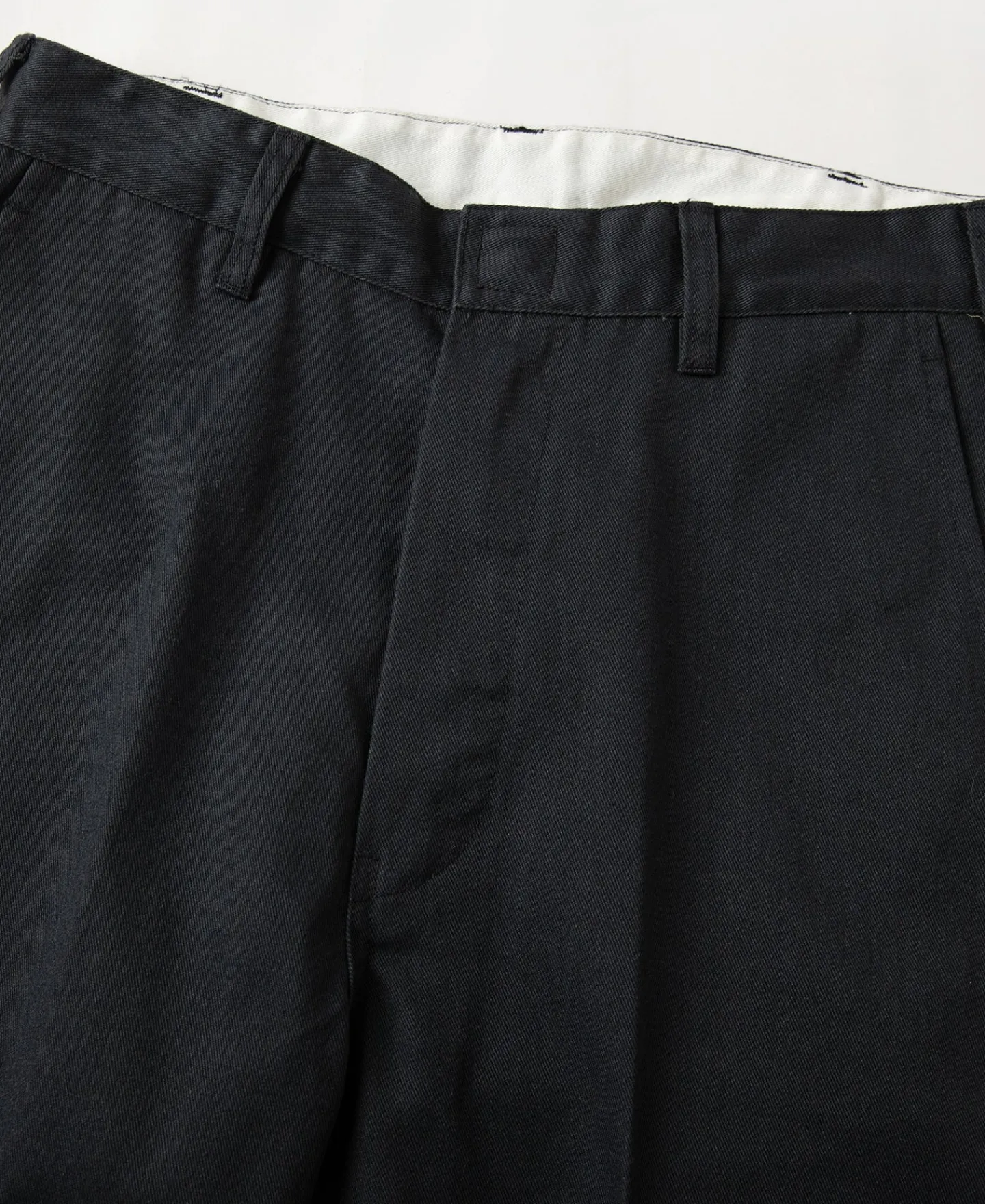 New 1970s Straight-Leg Work Pants - Black Pants&trousers