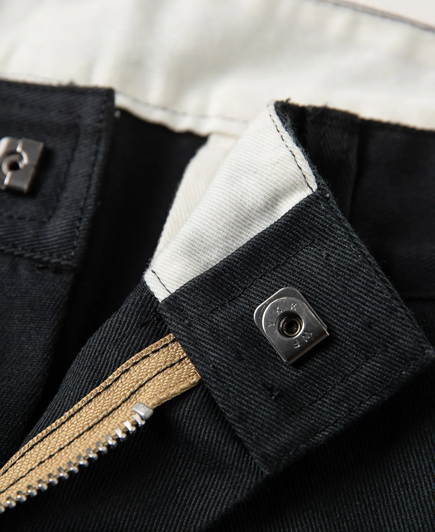 New 1970s Straight-Leg Work Pants - Black Pants&trousers