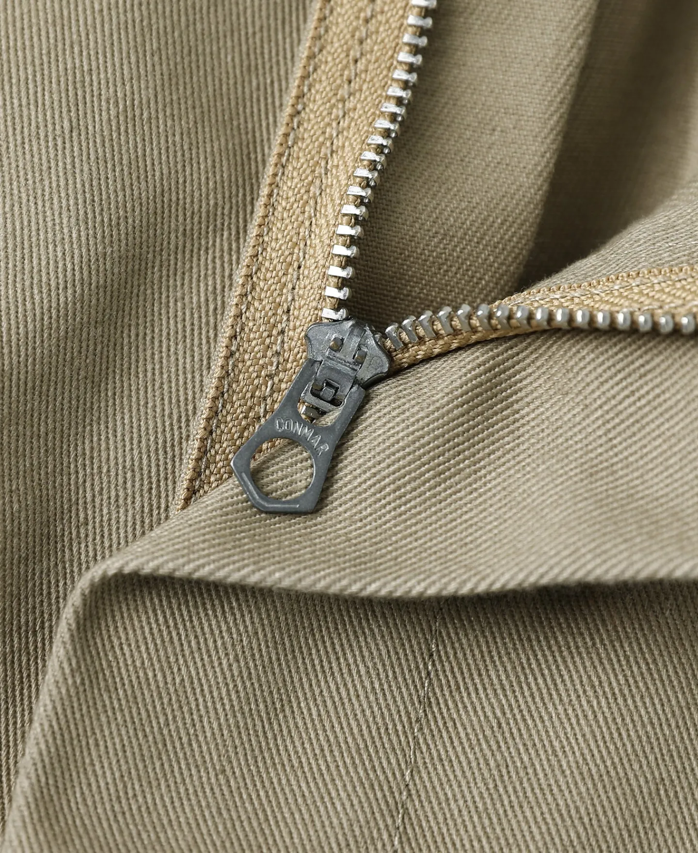 Outlet 1970s Straight-Leg Work Pants - Khaki Pants&trousers