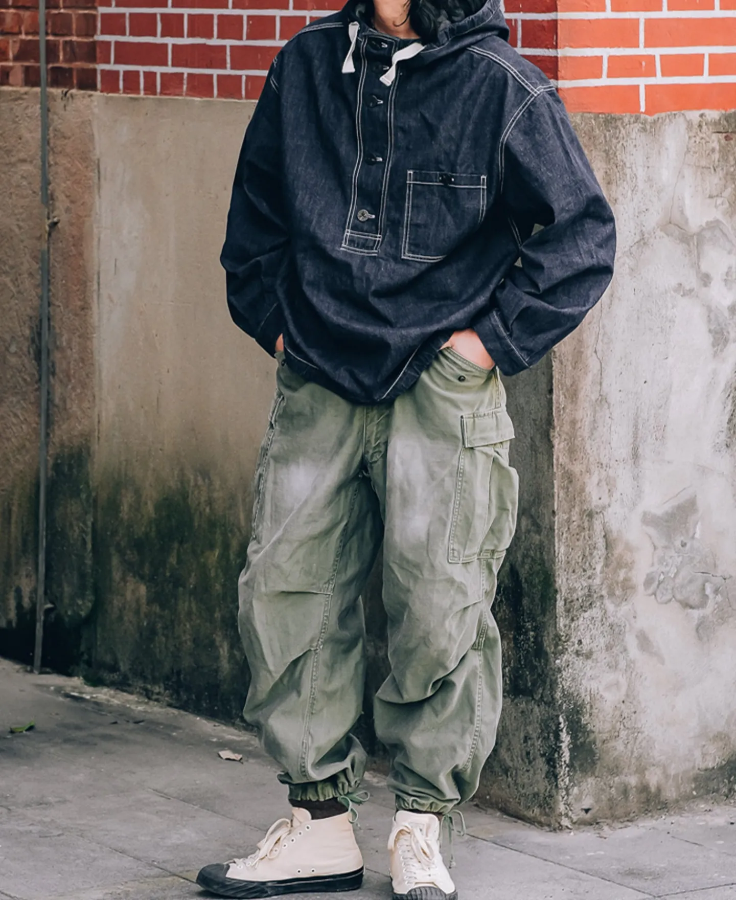 Fashion 1940s USN Denim Deck Smock - Indigo Jackets&coats | Denim Jackets