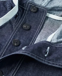 Fashion 1940s USN Denim Deck Smock - Indigo Jackets&coats | Denim Jackets