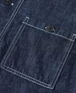 Fashion 1940s USN Denim Deck Smock - Indigo Jackets&coats | Denim Jackets