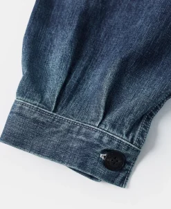 Outlet 1940s USN Denim Deck Smock - Washed Indigo Jackets&coats | Denim Jackets