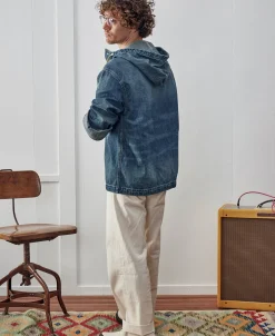 Outlet 1940s USN Denim Deck Smock - Washed Indigo Jackets&coats | Denim Jackets