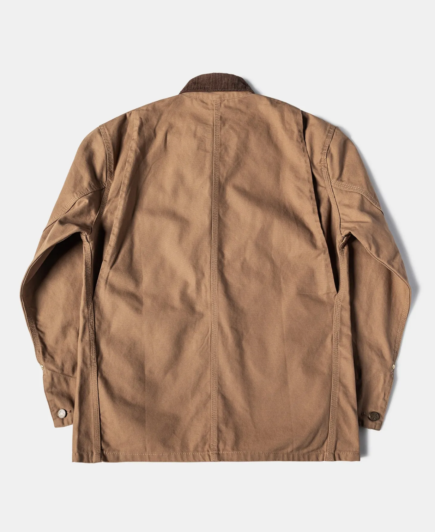 Fashion 1950s Utility Chore Jacket - Light Brown Jackets&coats