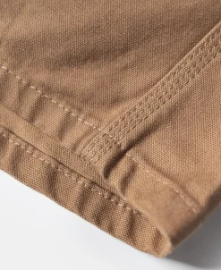 Fashion 1950s Utility Chore Jacket - Light Brown Jackets&coats