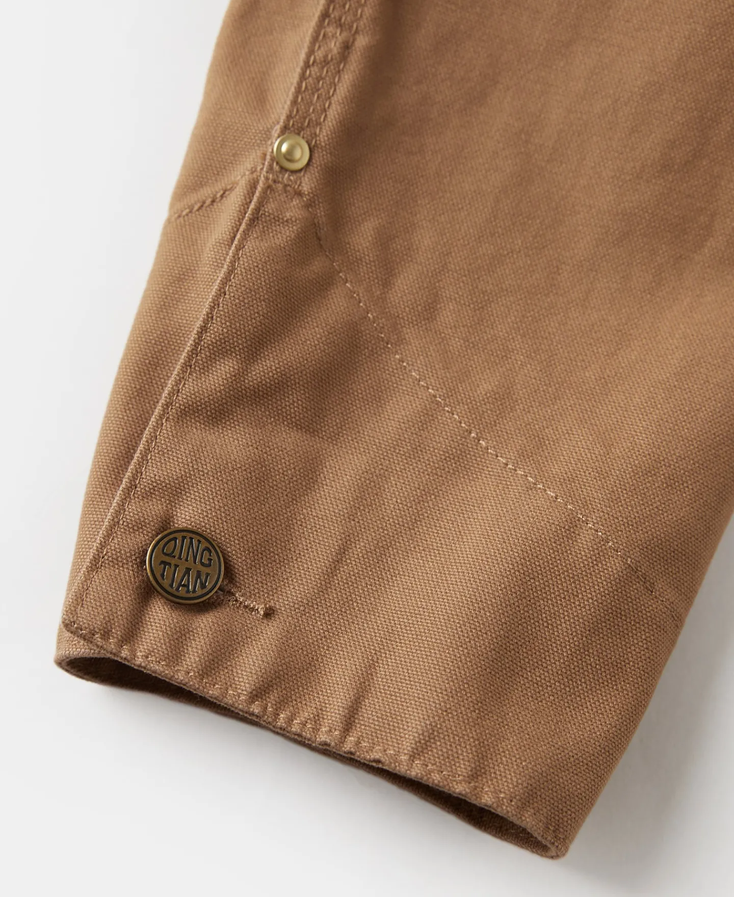 Fashion 1950s Utility Chore Jacket - Light Brown Jackets&coats