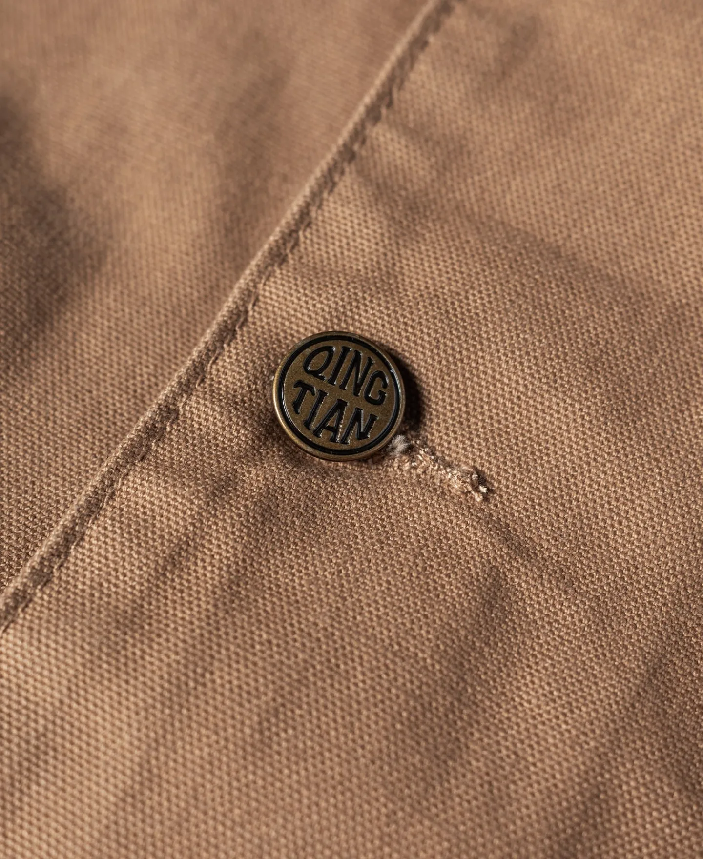 Fashion 1950s Utility Chore Jacket - Light Brown Jackets&coats