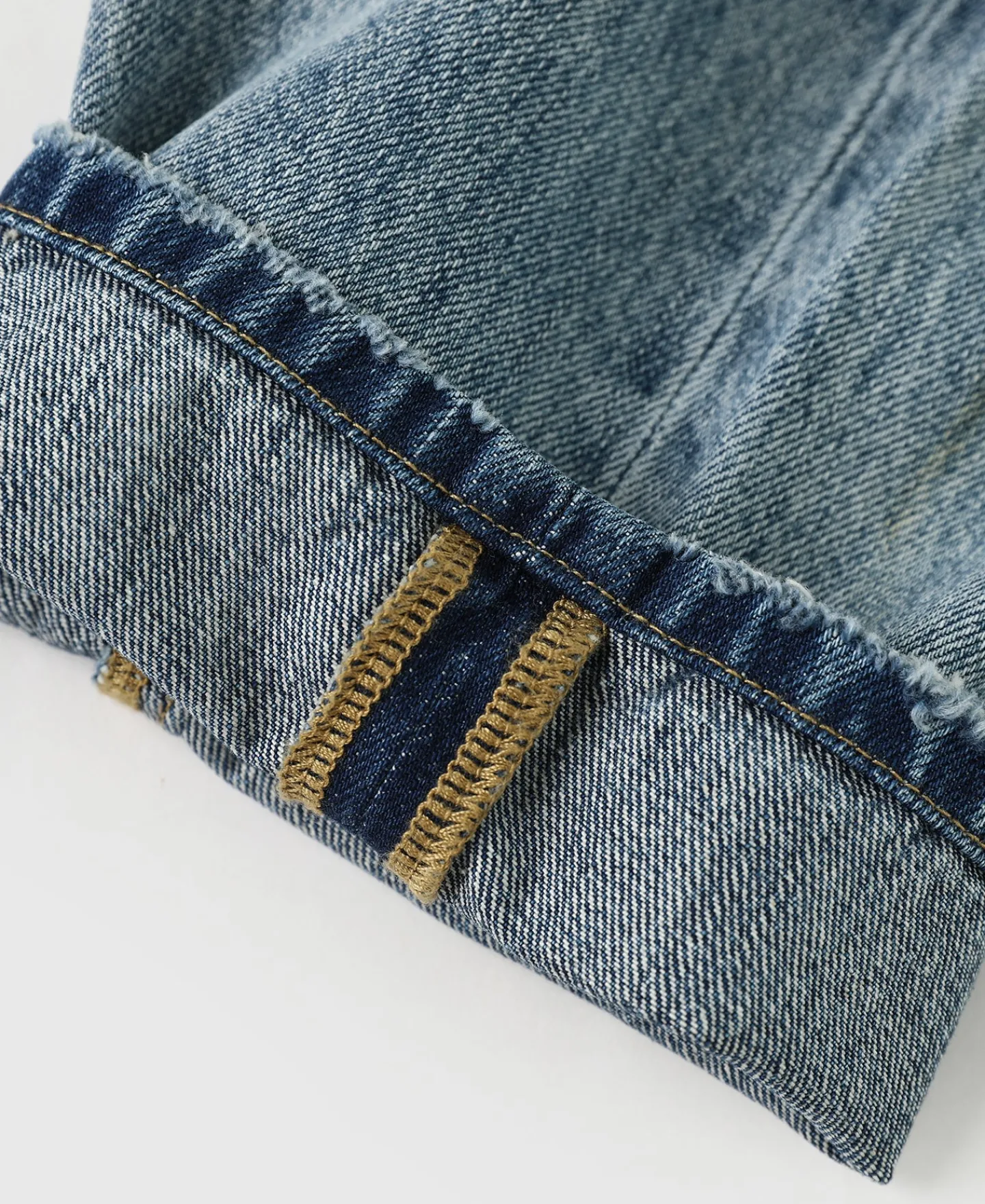 Clearance 1960s Washed Denim Trousers - Repaired Edition Jeans | Denim