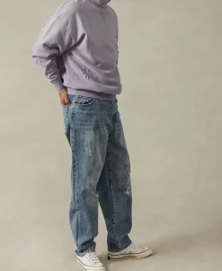 Clearance 1960s Washed Denim Trousers - Repaired Edition Jeans | Denim