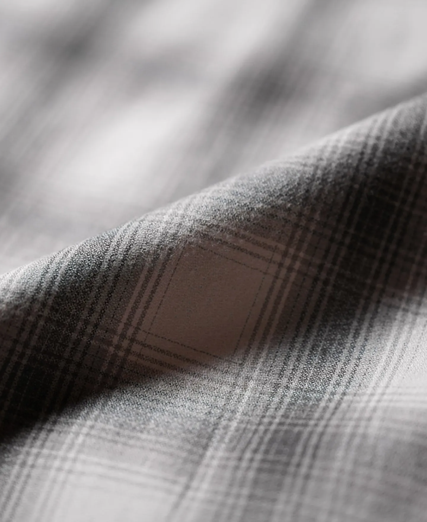 Best 1950s Western Shadow Plaid Workshirt - Gray Long Sleeve Shirts | Shirts