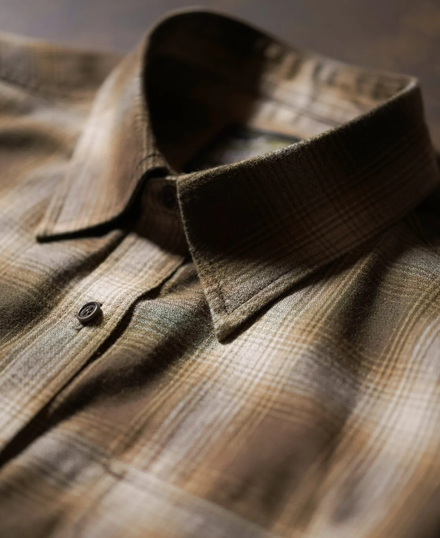 Hot 1950s Western Shadow Plaid Workshirt - Yellow Long Sleeve Shirts | Shirts