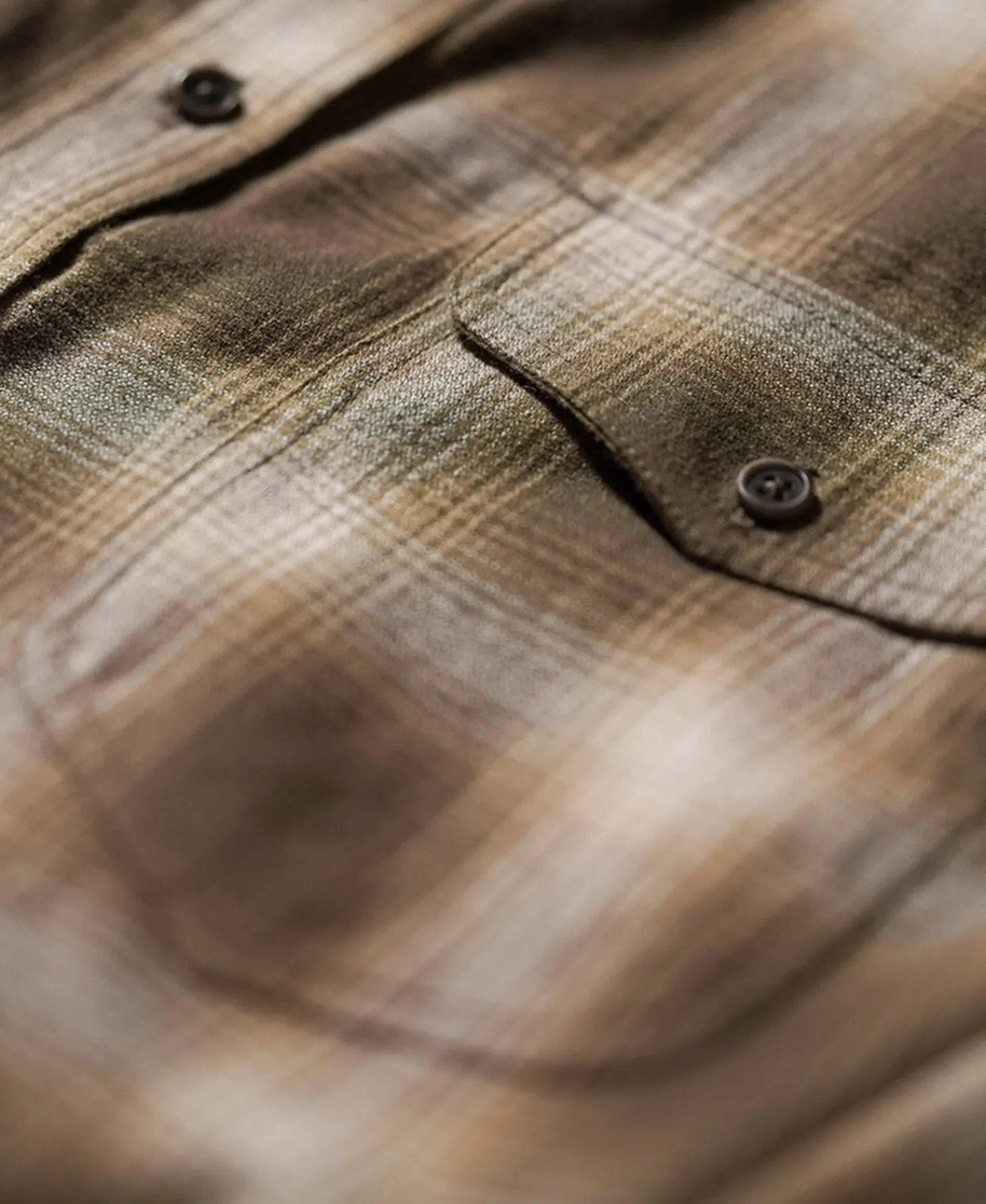 Hot 1950s Western Shadow Plaid Workshirt - Yellow Long Sleeve Shirts | Shirts