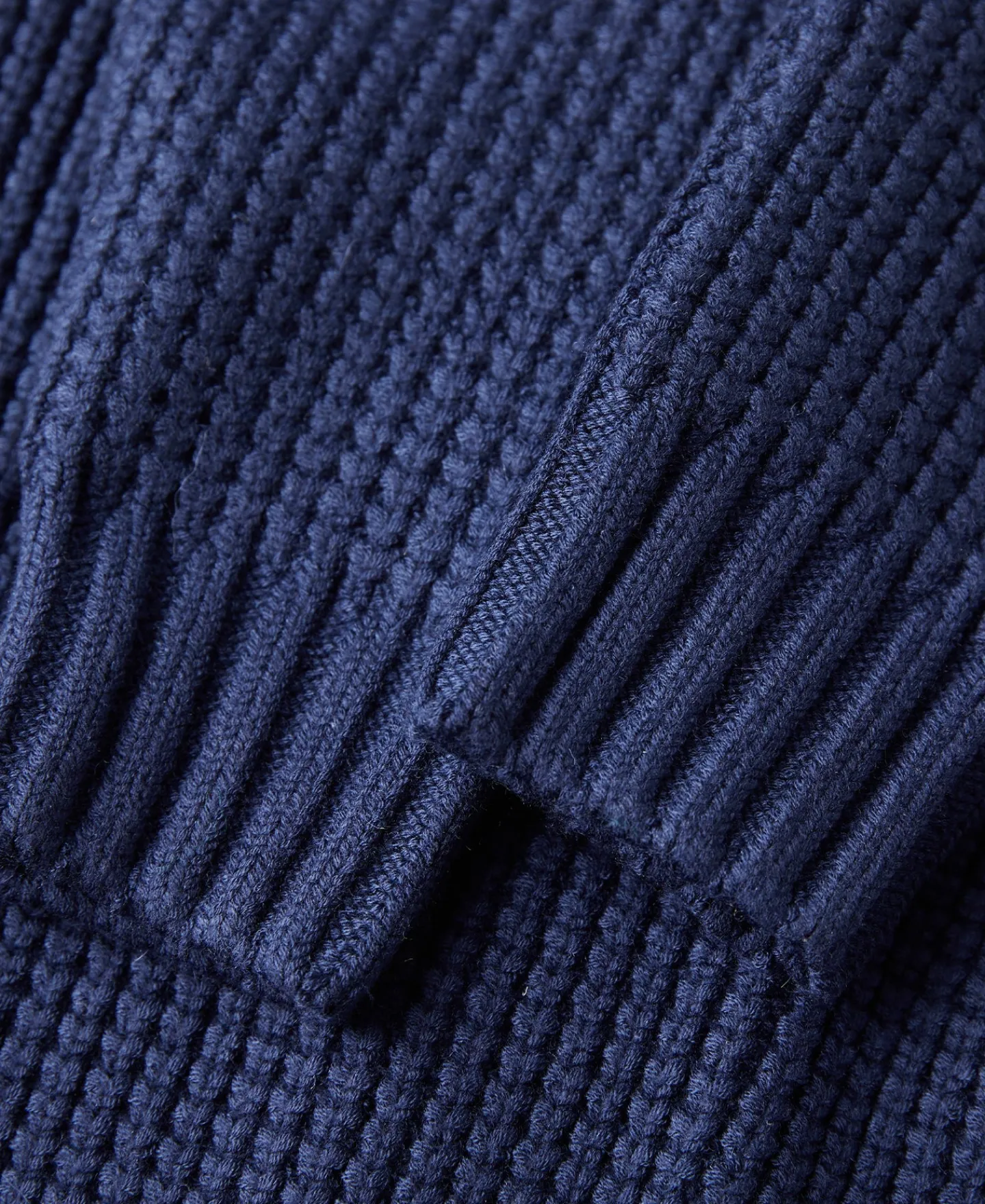 Fashion Shawl Collar Raglan Sleeve Wool Cardigan - Navy Blue Knitwear&sweaters