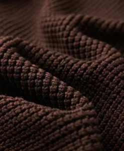 Online Shawl Collar Raglan Sleeve Wool Cardigan - Dark Brown Knitwear&sweaters