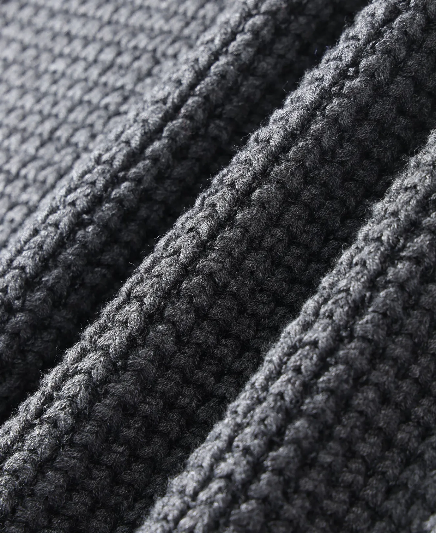 Fashion Shawl Collar Raglan Sleeve Wool Cardigan - Dark Gray Knitwear&sweaters