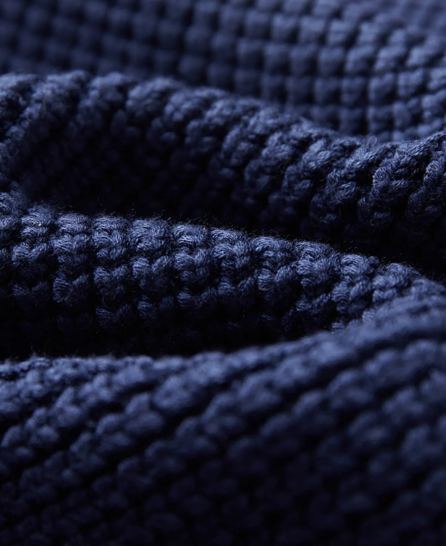 Fashion Shawl Collar Raglan Sleeve Wool Cardigan - Navy Blue Knitwear&sweaters