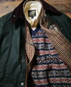 Hot Shetland Wool Fair Isle Sweater Vest - Navy Waistcoats | Knitwear&sweaters