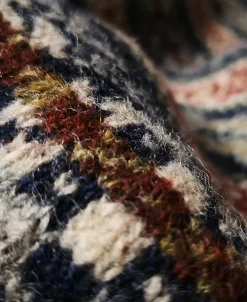 Hot Shetland Wool Fair Isle Sweater Vest - Navy Waistcoats | Knitwear&sweaters