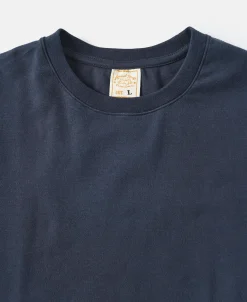 Clearance Slim Fit Crew Neck T-Shirt - Navy Short Sleeve T-Shirts | T-shirts