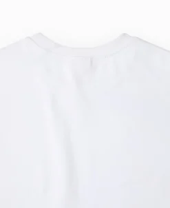 Discount Slim Fit Crew Neck T-Shirt - White Short Sleeve T-Shirts | T-shirts