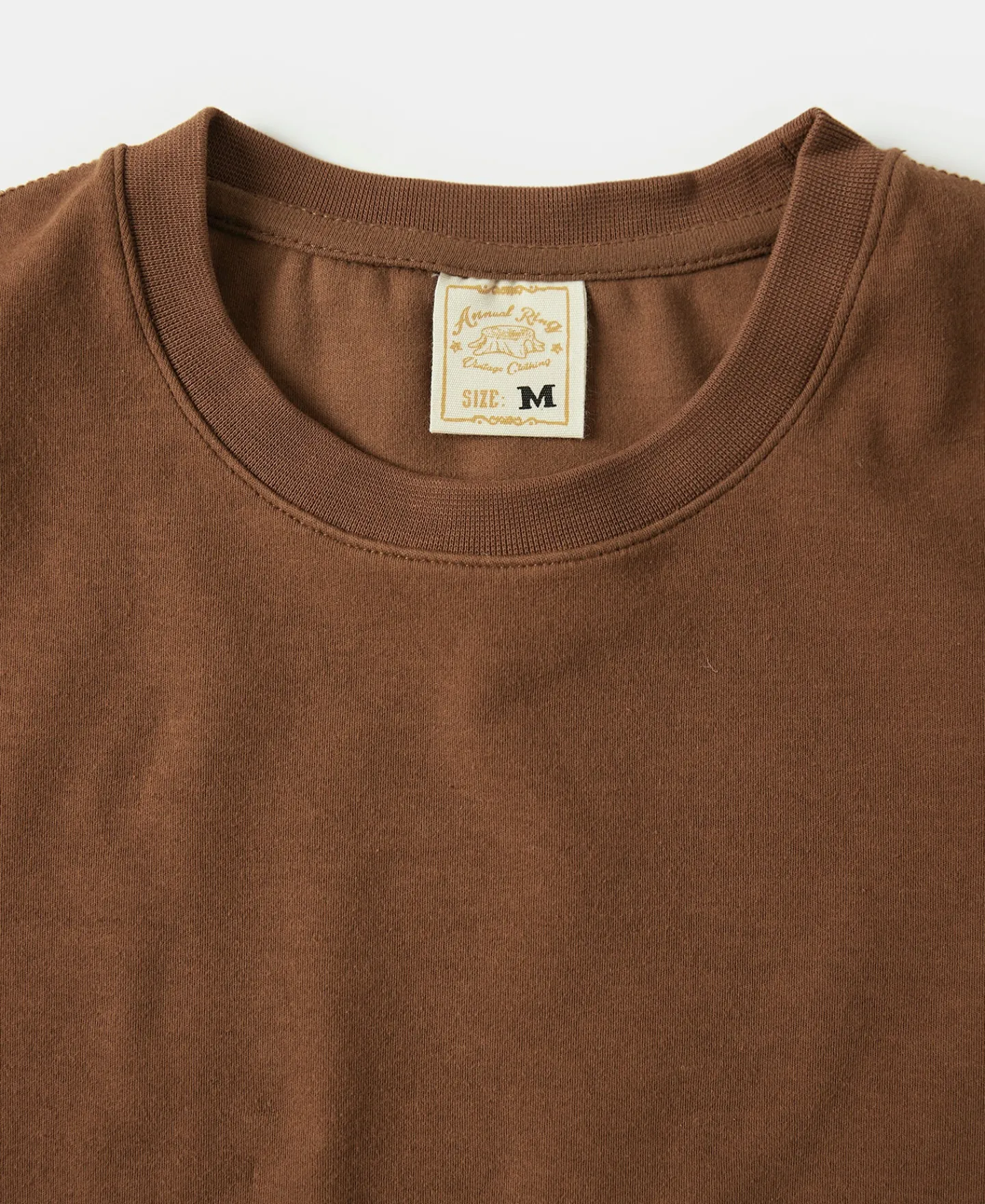 Hot Slim Fit Crew Neck T-Shirt - Rust Red Short Sleeve T-Shirts | T-shirts
